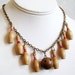 This Is How I Roll Vintage 40s Bowling Pin Lucky Strike Novelty Dangle Chain Link Charm Necklace