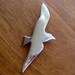 Vintage 60s International Sterling Silver Modernist Seagull Brooch Pin Necklace Pendant