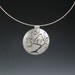 Sterling Silver Cherry Tree Pendant, Handmade