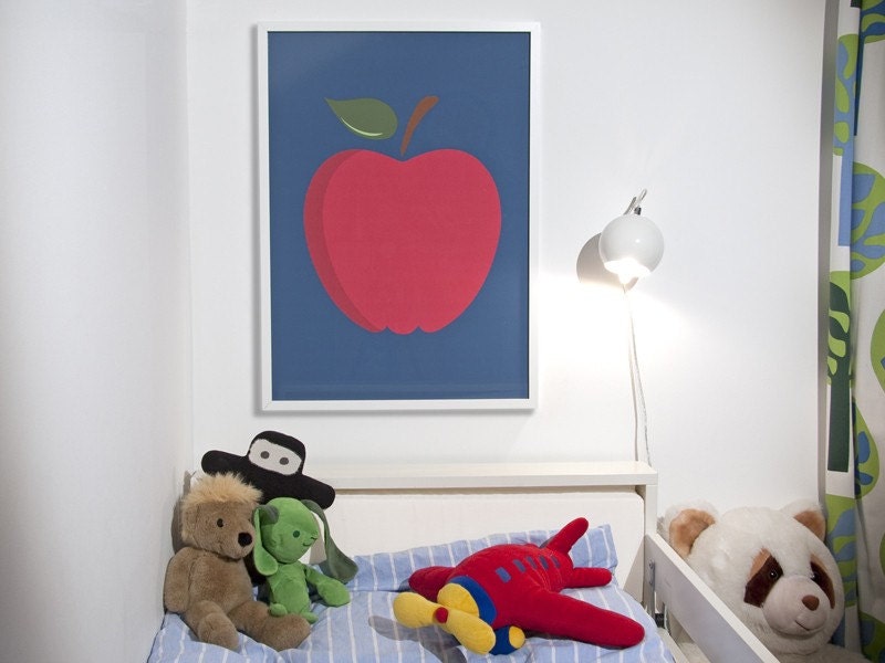 The Red Apple Poster