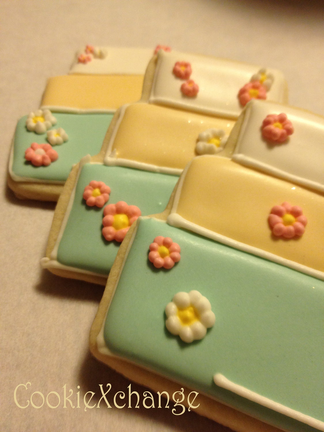 Birthday Cake Decorated Cookies