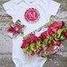 Patchwork hot pink dots, lime green bottom bloomers and fabric flower headband and Applique Onesie short or long sleeve