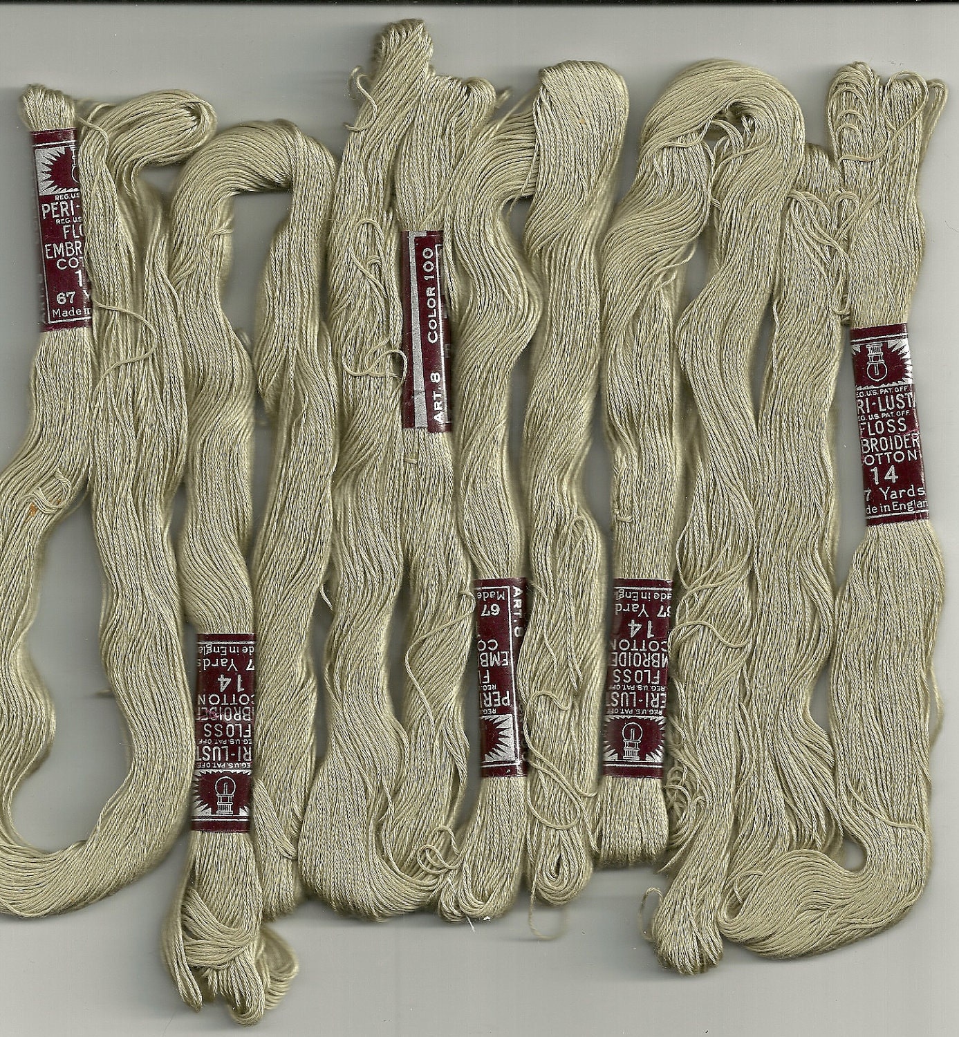 Embroidery Floss 6 Large Skeins Peri Lusta Color by debscrafts55