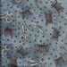 Quilters Cotton Border Print 2 3/4 Yards with 3/4 Yards Coordinated Fabric X0118 Sewing, Thread, Scissors