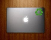 Recycle Decal - Recycle Symbol Sticker Recycle Logo Decal - Vinyl MacBook Decal