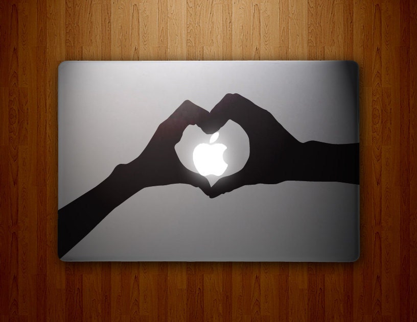 Heart Hands - Two Hands Forming a Heart - Taylor Swift Inspired - Vinyl MacBook Decal