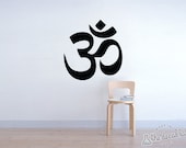 Yoga Ohm Om Vinyl Wall Decal