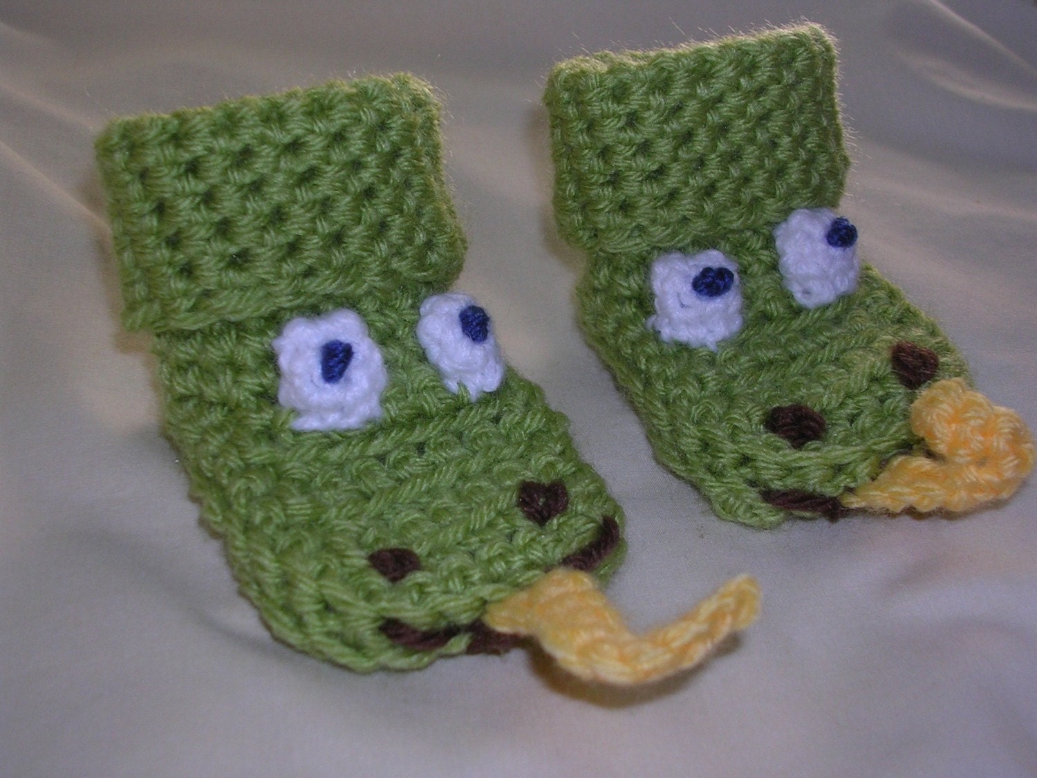 Delightful Dragon Baby Booties