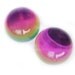 Rare Rainbow Vintage Swarovski Crystal Ball Earrings