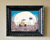 Wall-E Movie Art Print Scenes Drawn Left Handed 8X10 Art Print