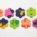 Multi-color Daisy Crayons Set of 8