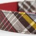 Chocolate Brown Tartan Dog Collar