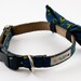 Navy Sprout Dog Bowtie Collar
