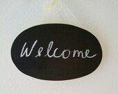 Hanging Chalk Board Sign