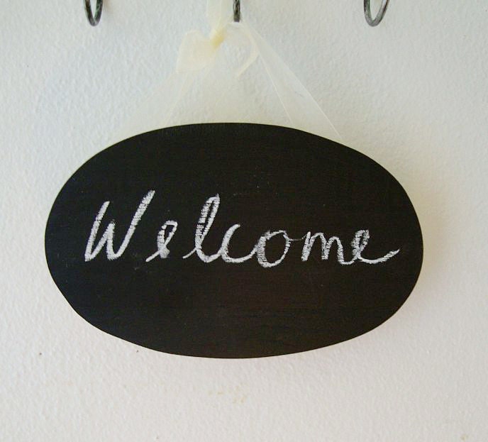 Hanging Chalk Board Sign