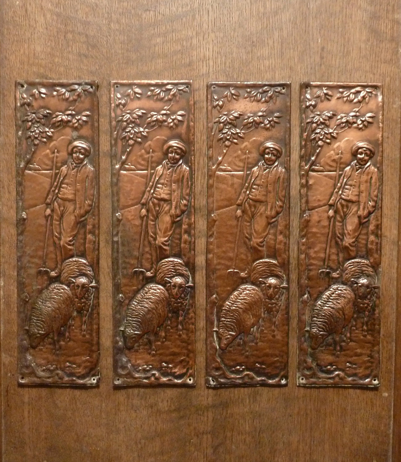 Antique Door Finger Plates.