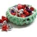 Crochet Candy Dish in Honeydew Green
