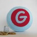 Personalized  Custom Pincushion - You choose the letter & colours - recycled felt hand sewn pin cushion
