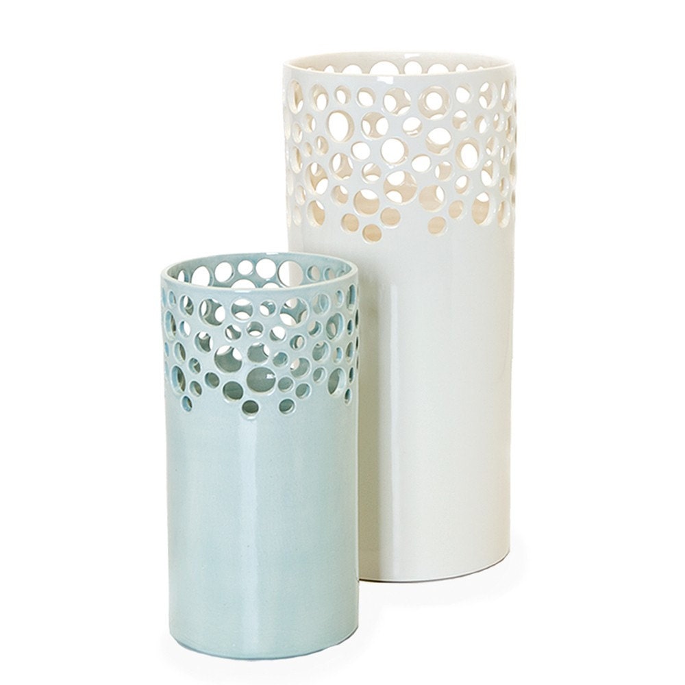 Lacey Cylinder Vases