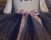 New York Baseball Tutu-- 2T - 5T