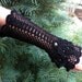 Black Edwardian Cuffs " To be a steam punk Lady"