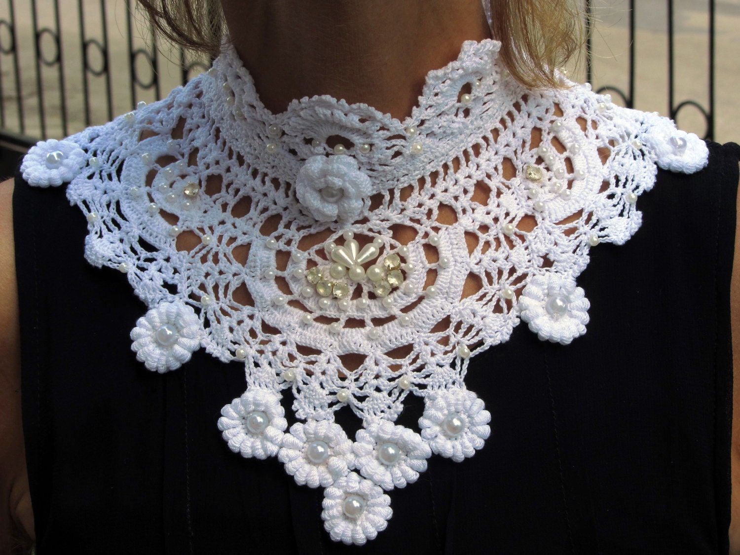Victorian Collar - Back to School by Dom Klary Reserved for Eufrosina