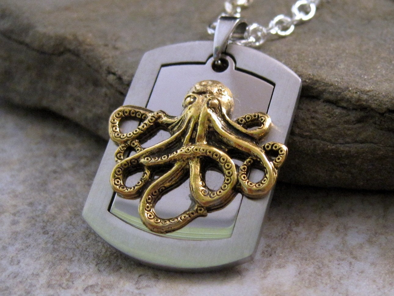 Golden Octopus Necklace