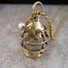 Nautical Steampunk Brass Lantern Necklace By Metals And Time