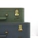 Vintage GREEN Lady Baltimore Small Travel Suitcase