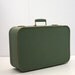 Vintage GREEN Lady Baltimore Small Travel Suitcase