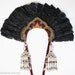Miyu Decay OOAK Black Lace Fan Kokoshnik Headdress