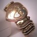 Antique Sweetheart Bracelet Vintage Heart Art Deco Gold