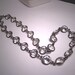 Antique Crystal Pools of Light Necklace Silver Art Deco