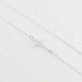 Sideways Cross Cz Necklace - Sterling Silver Cz Horizontal Cross - Kelly Ripa, Faith Jewelry, Gift, Bridesmaid Gifts