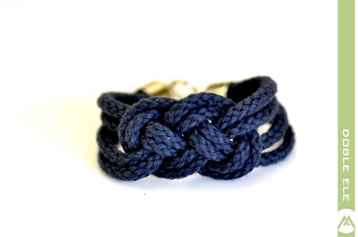 Sailor Knot Bracelet - Navy Blue