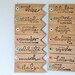 Kraft Paper Tags with Wax Cotton Cord x 10