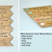 Kraft Paper Tags with Wax Cotton Cord x 10