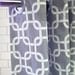 Standard Tub Shower Curtain - Contemporary Lattice - Choose your color - Free Shipping - Pick your color