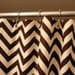 Shower Stall Shower Curtain - Premier Decorator Zig Zag Chevron - Free Shipping - Pick your color