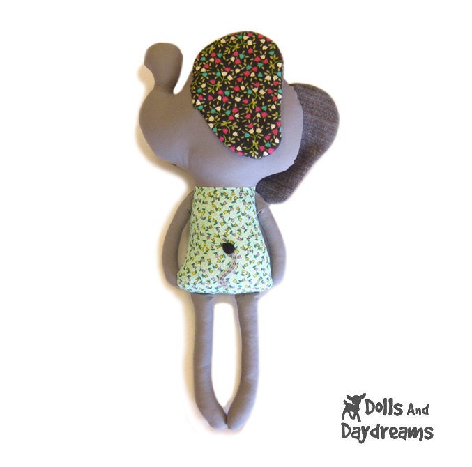 Elephant Sewing Pattern PDF Instant Download