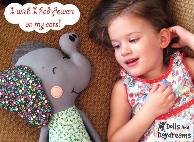 Elephant Sewing Pattern PDF Instant Download