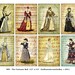 Vintage Costume Ball ATC Digital Collage Sheet 2.5 x 3.5 ACEO ATC Cards Ephemera Embellishments Backgrounds Tags 089
