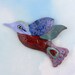 Hummingbird Ceramic Wall Art by Cathy Kiffney