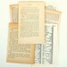 RESERVED for CAROLYN - Vintage Paper Pack: Book Pages, 48 Pages per pack