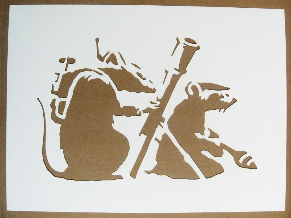 Banksy Mortar Rats