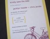 Bike Save the Dates-Printable
