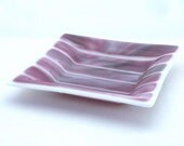 6 Inch Pink Fused Glass Dish