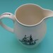 Vintage Copeland Spode Sailing Ships Pitcher - Nautical Transferware China Porcelain Jug - Milk Juice Water Beer - Sailboat Tall Ship Boat