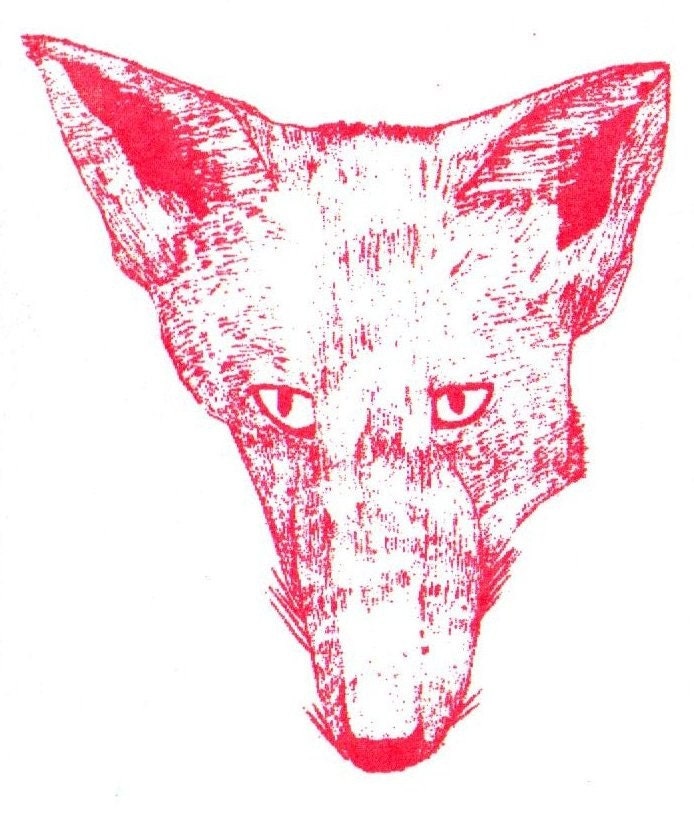 Vulpes Red gocco print