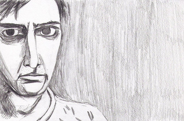 Portrait of David Tennant - small drawing